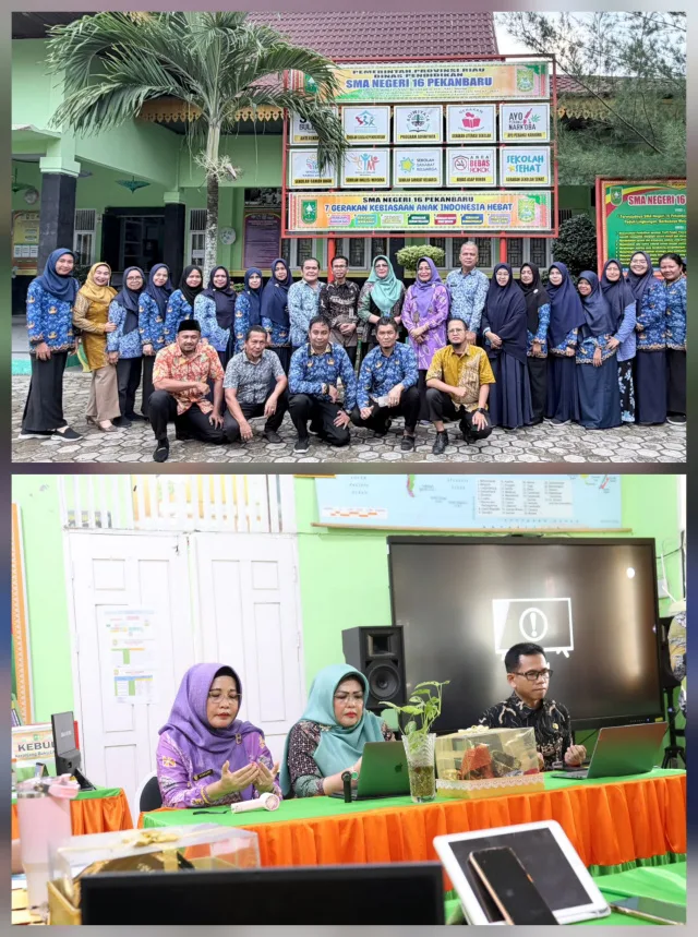 SMAN 16 Pekanbaru Ditetapkan Sebagai Sekolah Model PM dan KKA